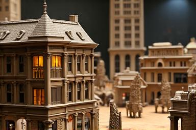 Diorama storico per museo